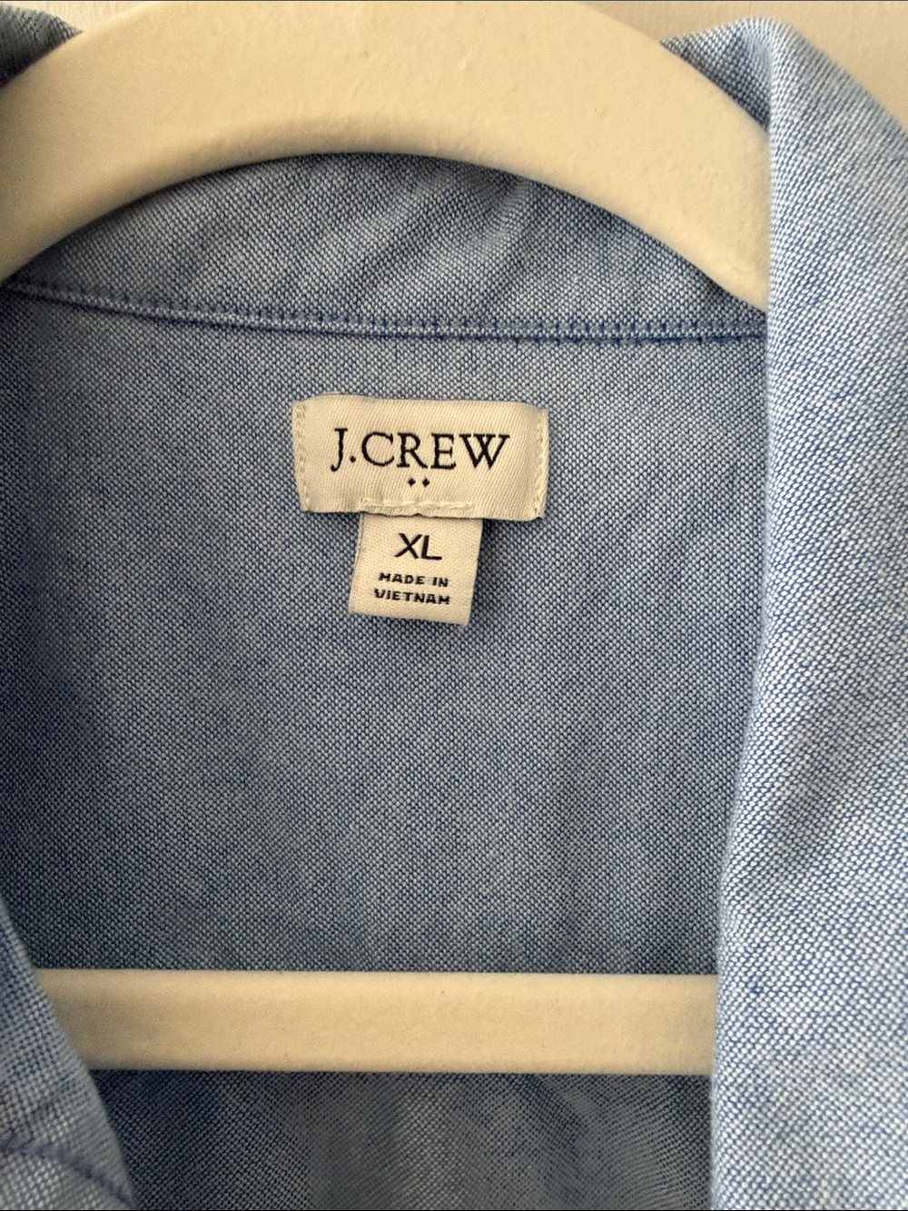 J. Crew Light Blue Oxford Button-Down Shirt - Picture 2 of 7